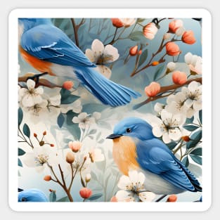 North American Birds - Blue Bird Sticker